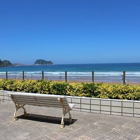Apartamentos Zarautz Playa, Con Piscina Y Garaje Extérieur photo